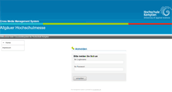 Desktop Screenshot of crossmedia-management.com